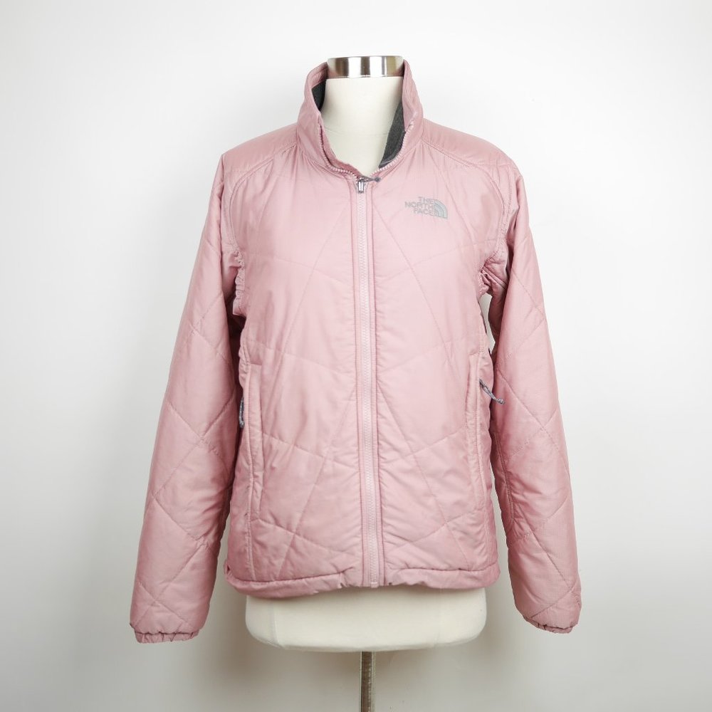 NORTH FACE pink quilted lightweight puffer jacket